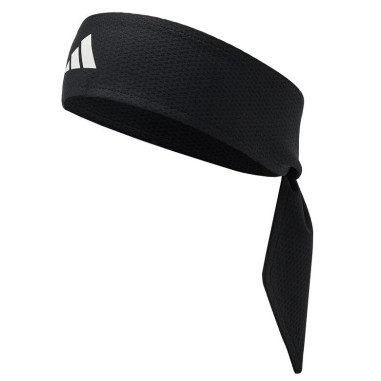 Bandeaux de tennis à nouer ADIDAS TEN TIEBAND Noir