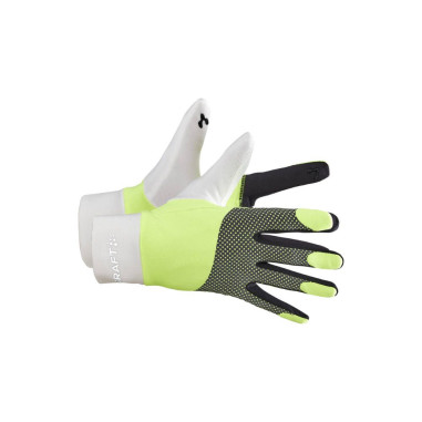 Gants CRAFT ADV LUMEN FLEECE GLOVE Jaune / Noir...