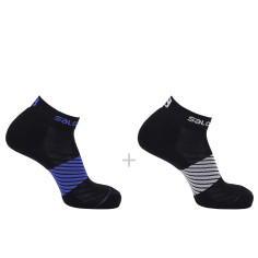 Chaussettes SALOMON Homme XA 2 Pack Noir / Bleu  AH 2019