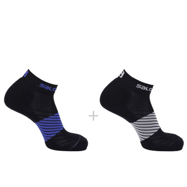 Chaussettes SALOMON Homme XA 2 Pack Noir / Bleu...