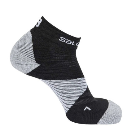 Chaussettes Courtes SALOMON Homme SPEED PRO Noir / Grise AH 2019