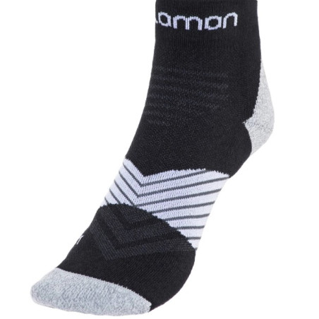 Chaussettes Courtes SALOMON Homme SPEED PRO Noir / Grise AH 2019
