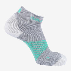 Chaussettes Courtes SALOMON Homme SPEED PRO Gris / Vert...