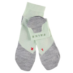 Chaussettes FALKE Femme RU5 SHORT Gris / Vert PE 2018 2
