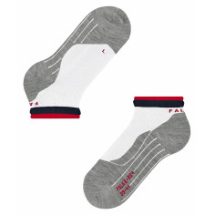 Chaussettes FALKE Homme RU4 SHORT Blanche / Marine / Rouge 2