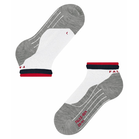 Chaussettes FALKE Homme RU4 Short Blanche / Bleu / Rouge PE 2021