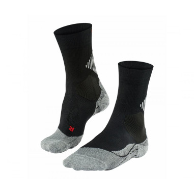 Chaussettes FALKE Homme 4 GRIP Noire / Gris PE...