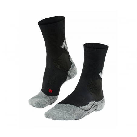 Chaussettes FALKE Homme 4 GRIP Noire / Gris PE 2022