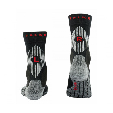 Chaussettes FALKE Homme 4 GRIP Noire / Gris PE...