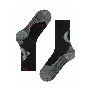 Chaussettes FALKE Homme 4 GRIP Noire / Gris PE...