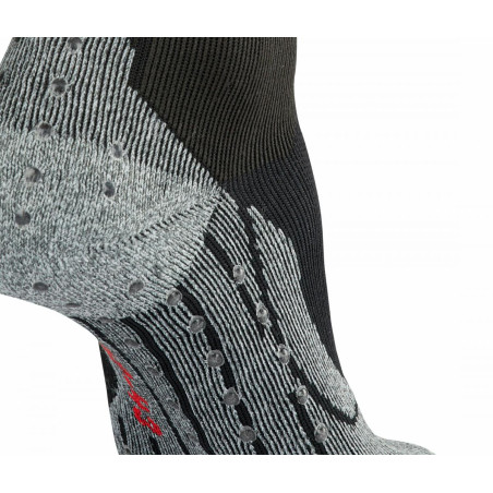 Chaussettes FALKE Homme 4 GRIP Noire / Gris PE 2022