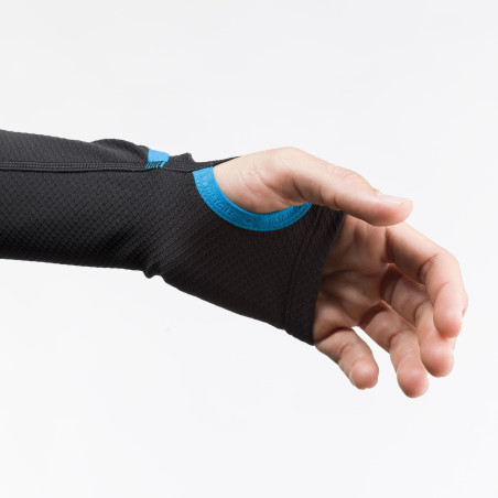 Manchettes RAIDLIGHT ARM SLEEVES Noir / Bleu PE 2020