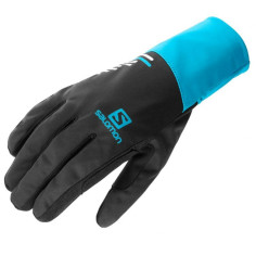Gants SALOMON EQUIPE GLOVE Noir / Bleu AH 2021