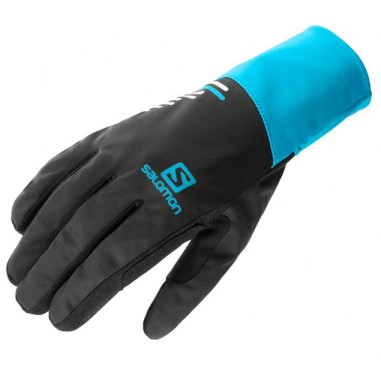 Gants SALOMON EQUIPE GLOVE Noir / Bleu AH 2021