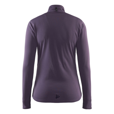 T-shirt Running Manches Longues CRAFT Femme SWEEP 1/2 ZIP Violet  AH 2017
