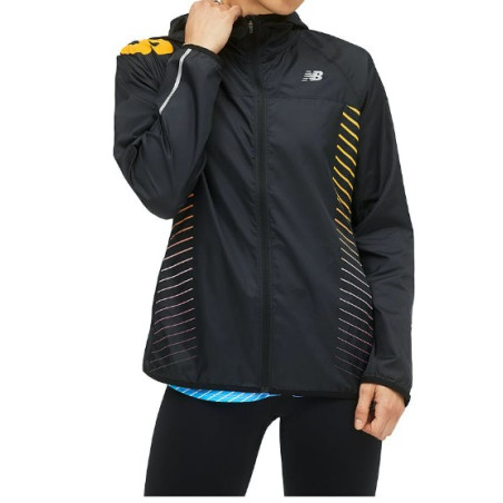 Veste Running  NEW BALANCE Femme REFL ACC Noir / Orange PE 2022