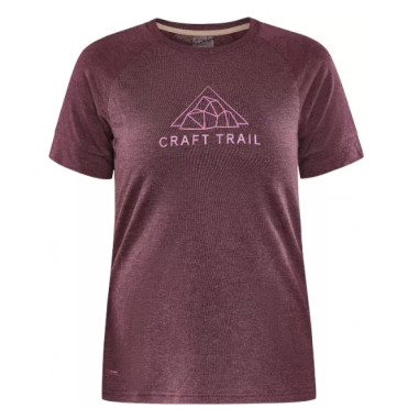 T-Shirt Running CRAFT Femme ADV TRAIL Bordeaux...