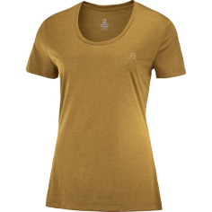 T-Shirt Running SALOMON Femme AGILE SS Bronze AH 2021