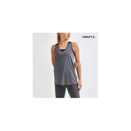 Débardeur Running CRAFT Femme ADV CHARGE PERFORATED Gris AH 2021