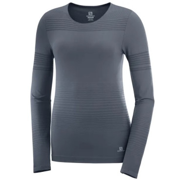 T-Shirt Running Manches Longues SALOMON Femme...
