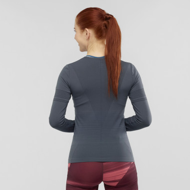 T-Shirt Running Manches Longues SALOMON Femme...