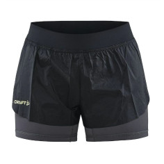 Short Running CRAFT Femme CTM DISTANCE 2in1 SHORTS Noir...