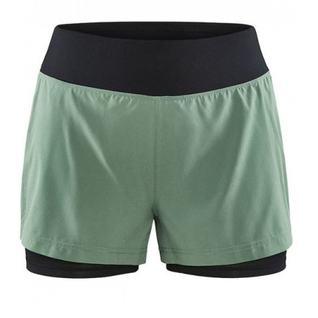 Short Running CRAFT Femme ADV ESSENCE 2-IN-1 Vert PE 2022