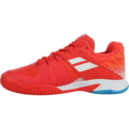 Chaussures BABOLAT Garçon PROPULSE All Court Junior Rouge / Blanc / Bleu 2022