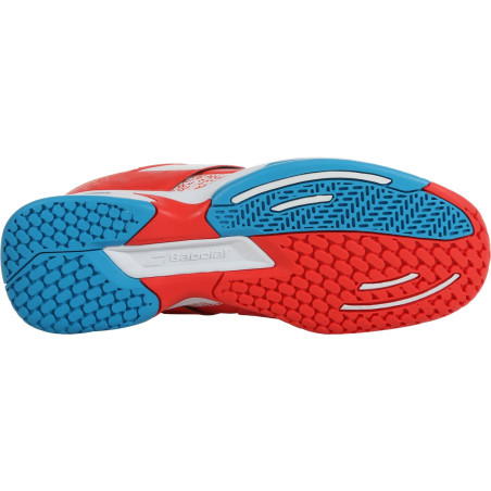 Chaussures BABOLAT Garçon PROPULSE All Court Junior Rouge / Blanc / Bleu 2022