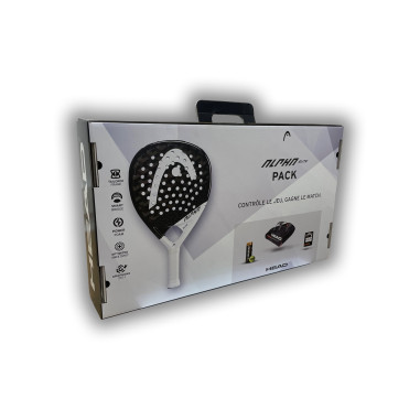 Pack Padel HEAD - Raquette ALPHA ELITE