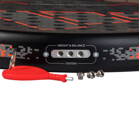 Raquette Padel ADIDAS ADIPOWER MULTIWEIGHT CTRL (345g) Noir / Orange 2023