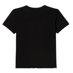 T-Shirt LACOSTE Junior Garçon Noir / Orange 2023 2