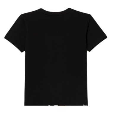 T-Shirt LACOSTE Garçon Noir / Orange 2023