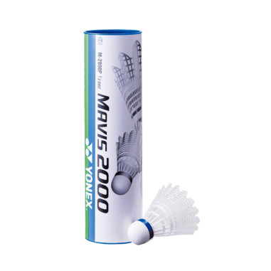 Boite de 6 Volants Badminton YONEX Mavis 2000