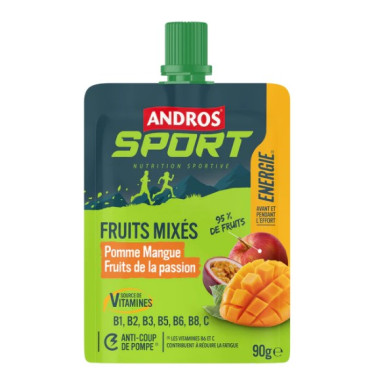 Compote ANDROS Energie Pomme Mangue Fruits de...