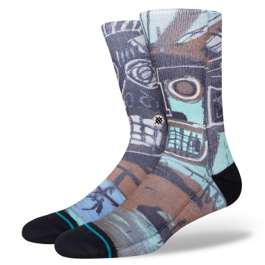 Chaussettes STANCE Homme 2 HEADS ON GOLD Gris /...