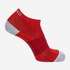 Chaussettes Courtes SALOMON Homme Sonic Pro Rouge / Gris...