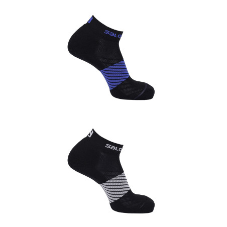 Chaussettes SALOMON Junior XA JR x2 Noir / Bleu AH 2019