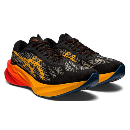Chaussures Running ASICS Homme NOVABLAST 3 Noir / Orange / Rouge AH 2022