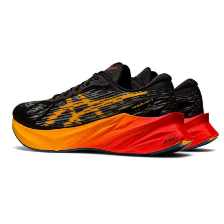 Chaussures Running ASICS Homme NOVABLAST 3 Noir / Orange / Rouge AH 2022