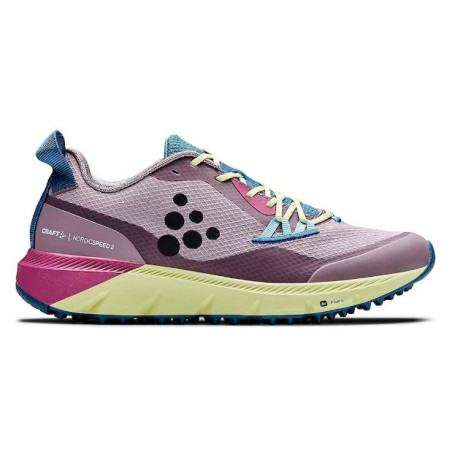 Chaussures Running CRAFT Femme ADV NORDIC TRAIL Violet / Bleu / Jaune AH 2022