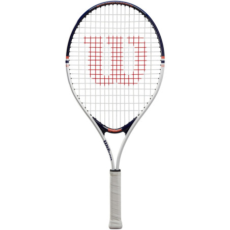 Raquette Junior WILSON ROLAND GARROS ELITE 25 Blanc / Marine 2021 