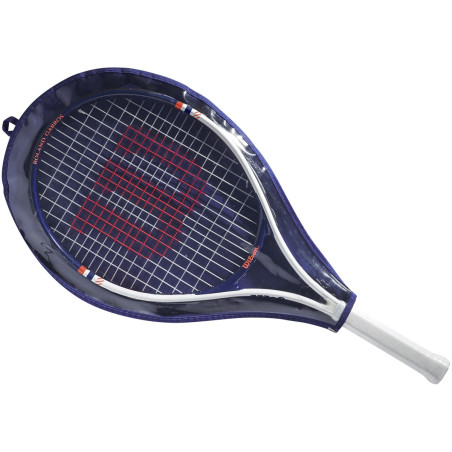 Raquette Junior WILSON ROLAND GARROS ELITE 25 Blanc / Marine 2021 