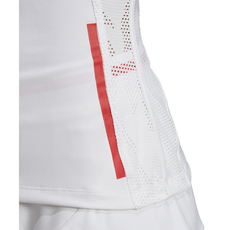 Débardeur ADIDAS Femme Stella McCartney ASMC Tank Blanc / Rouge AH 2019
