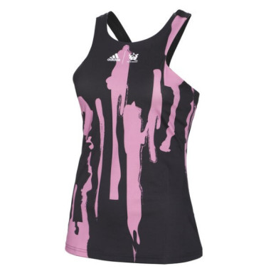 Débardeur ADIDAS Femme NY Y-TANK Noir / Rose AH...