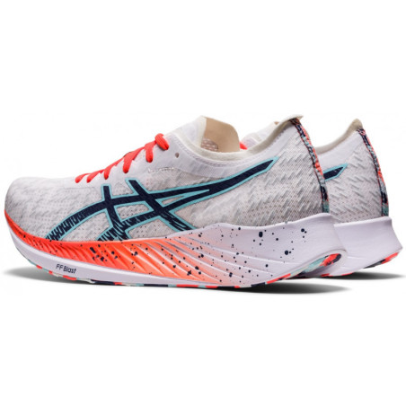Chaussures Running ASICS Femme MAGIC SPEED Blanc / Orange PE 2021