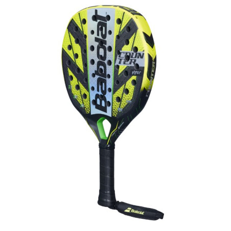 Raquette Padel BABOLAT COUNTER VIPER Jaune / Noir / Vert (365 g) 2023