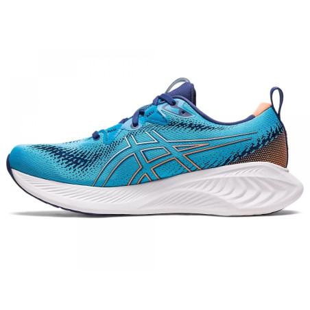 Chaussures Running ASICS Homme GEL-CUMULUS 25 Bleu / Orange / Blanc 2023