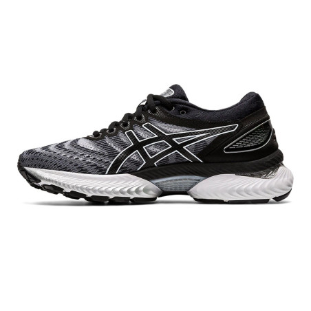 Chaussures Running ASICS Femme GEL-NIMBUS 22 Noir / Blanc PE 2020