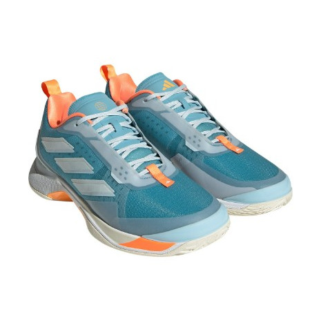 Chaussures ADIDAS Femme AVACOURT Toutes surfaces Blanche / Orange / Bleue 2023